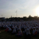 latihan formasi mozaik hari santri 2017