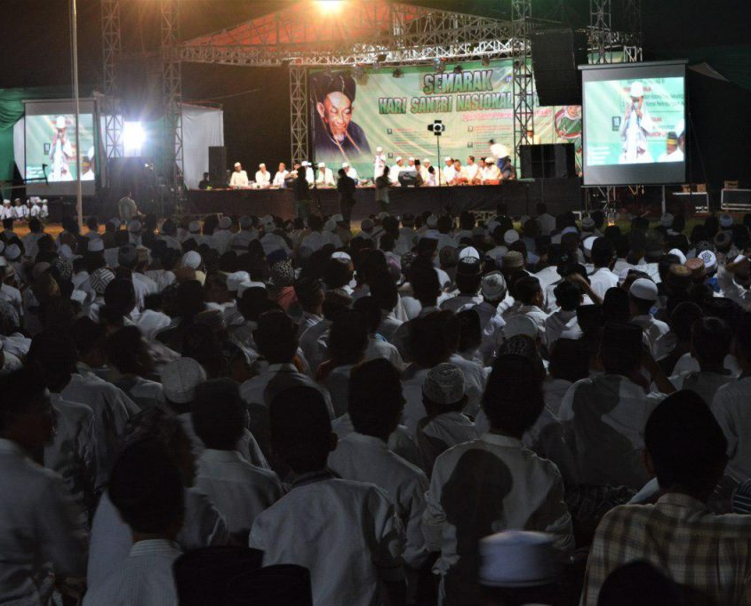 Istighosah Malam Hari Santri Nasional 2017 di Nurul Jadid