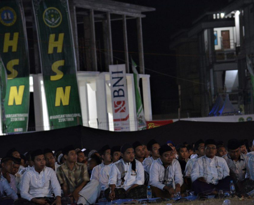 Istighosah Malam Hari Santri Nasional 2017 di Nurul Jadid