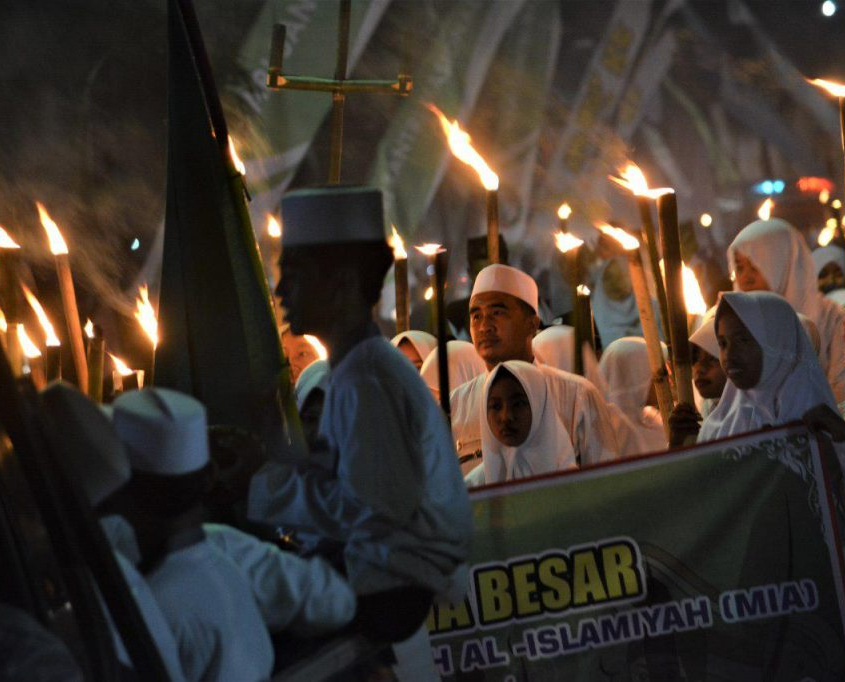 Istighosah Malam Hari Santri Nasional 2017 di Nurul Jadid