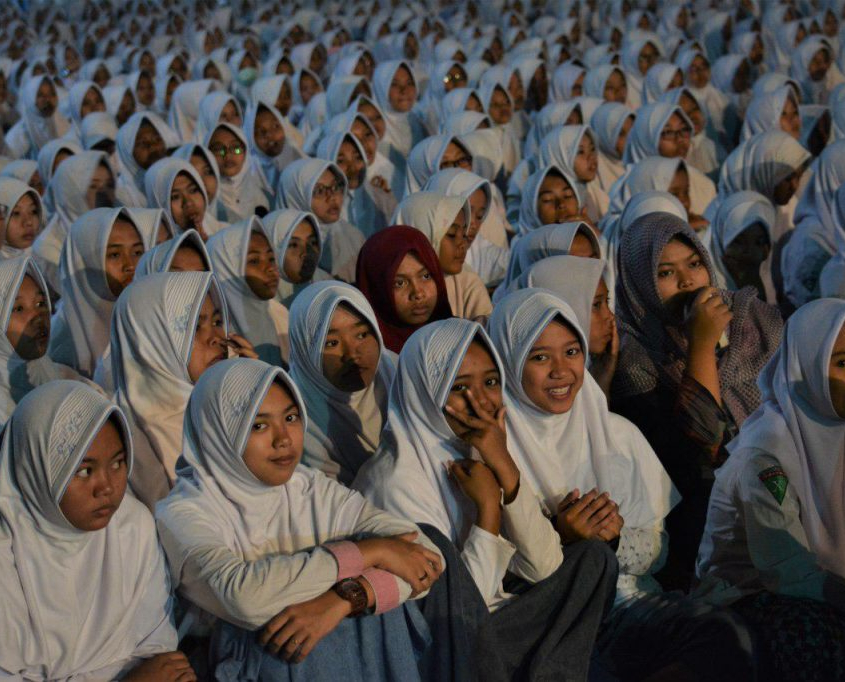Istighosah Malam Hari Santri Nasional 2017 di Nurul Jadid