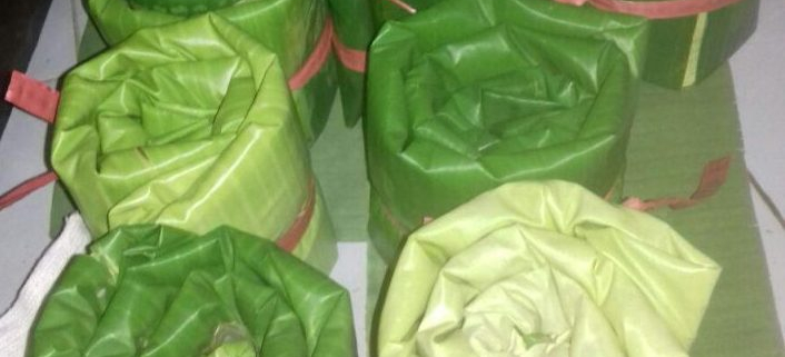 nasi tabheg belum matang