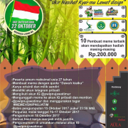 hari santri nasional 2017 nurul jadid lomba desain grafis quote