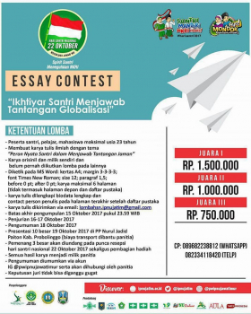 hari santri nasional 2017 nurul jadid lomba essay