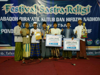 lomba sastra religi nurul jadid juara 3