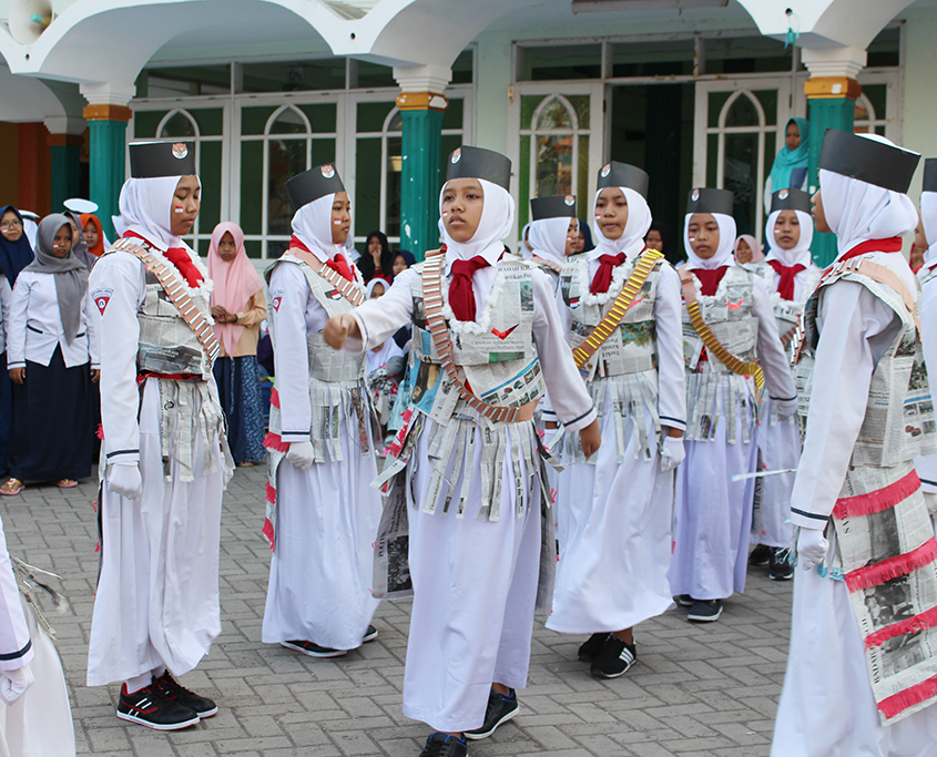 Gerak Jalan Unik Wilayah Al Hasyimiyah