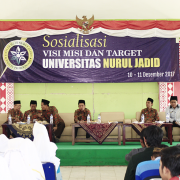 Sosialisasi Visi Misi dan Target Universitas Nurul Jadid