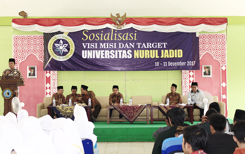 Sosialisasi Visi Misi dan Target Universitas Nurul Jadid