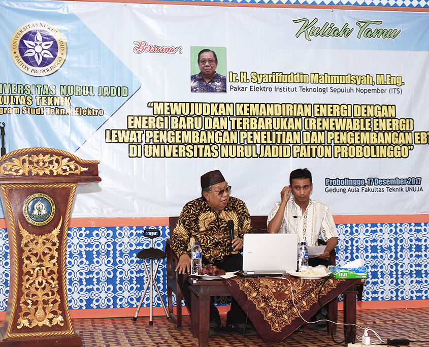 Kuliah Tamu UNUJA Pakar Elektro