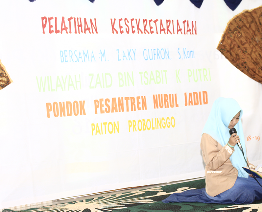Pelatihan Administrasi Wilayah Zaid Bin Tsabit Puteri