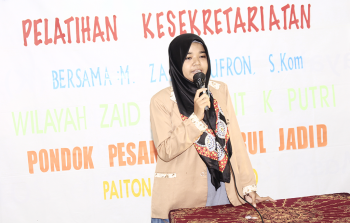 Pelatihan Administrasi Wilayah Zaid Bin Tsabit Puteri