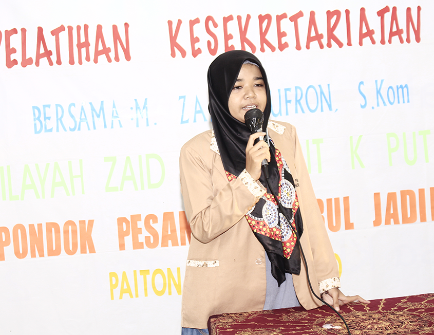 Pelatihan Administrasi Wilayah Zaid Bin Tsabit Puteri
