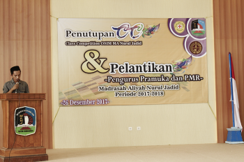 Pelantikan Pramuka dan PMR MA Nurul Jadid