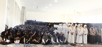 Pelantikan Pramuka dan PMR MA Nurul Jadid
