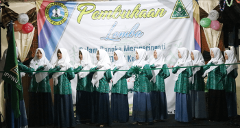 Pembukaan Lomba Memperingati HUT NU ke 92 oleh IPPNUNJ