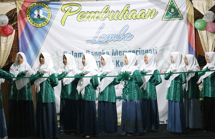 Pembukaan Lomba Memperingati HUT NU ke 92 oleh IPPNUNJ