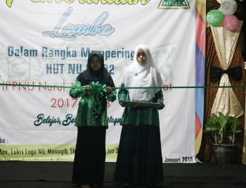 Pembukaan Lomba Memperingati HUT NU ke 92 oleh IPPNUNJ