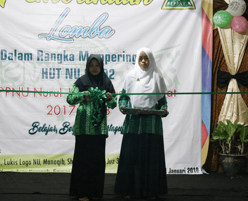 Pembukaan Lomba Memperingati HUT NU ke 92 oleh IPPNUNJ