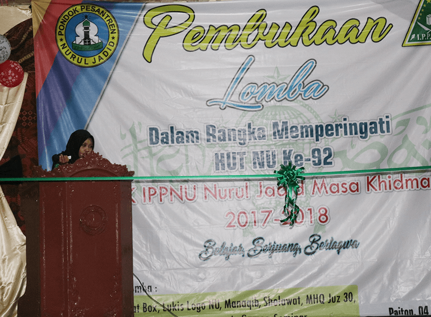 Pembukaan Lomba Memperingati HUT NU ke 92 oleh IPPNUNJ