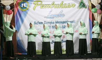 Pembukaan Lomba Memperingati HUT NU ke 92 oleh IPPNUNJ