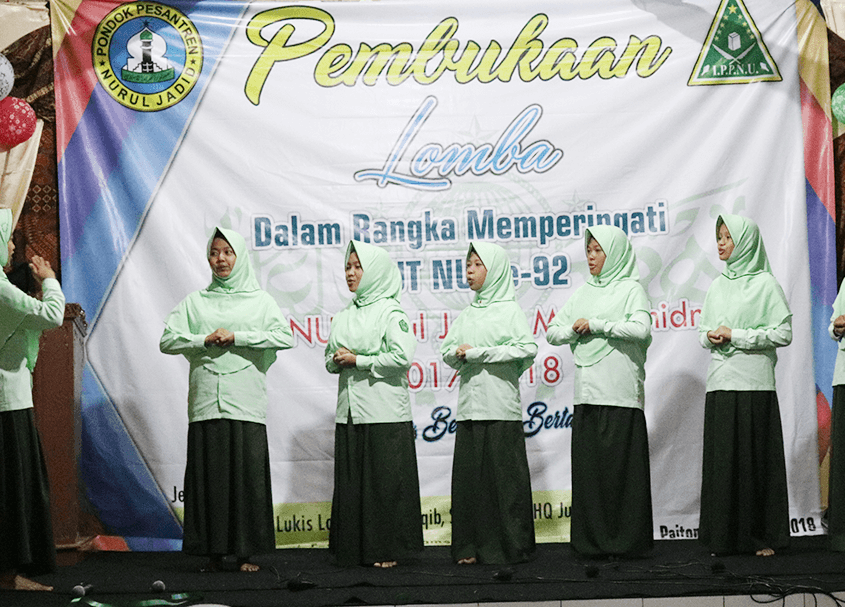 Pembukaan Lomba Memperingati HUT NU ke 92 oleh IPPNUNJ