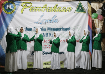 Pembukaan Lomba Memperingati HUT NU ke 92 oleh IPPNUNJ