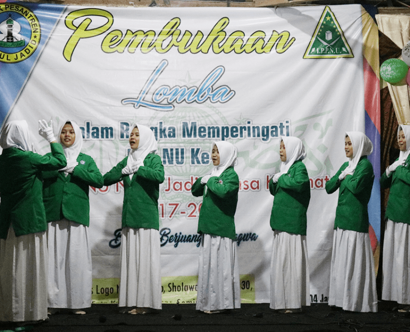 Pembukaan Lomba Memperingati HUT NU ke 92 oleh IPPNUNJ