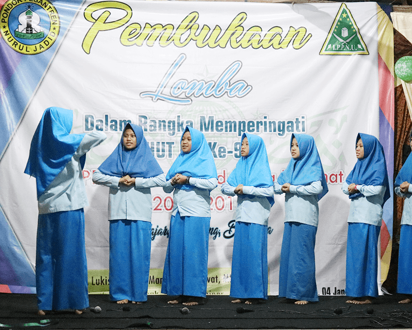 Pembukaan Lomba Memperingati HUT NU ke 92 oleh IPPNUNJ