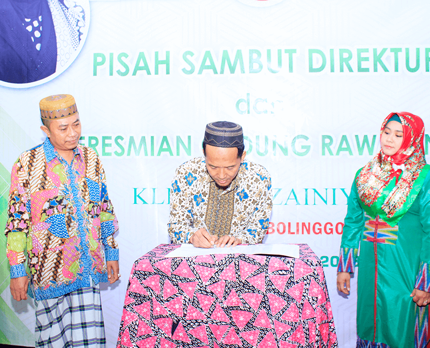 KH. Hefniy Razaq dan KH. Abdul Hamid Wahid