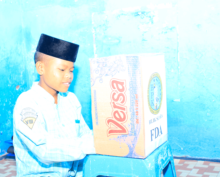 Suasana pencoblosan paslon Presiden BPK