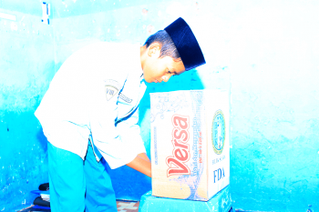 Suasana pencoblosan paslon Presiden BPK