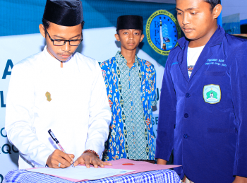 Pesta Demokrasi dan Pelantikan Pengurus BPK MTs Nurul Jadid