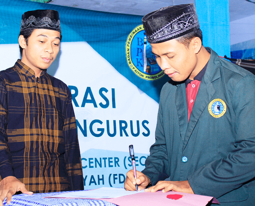 Pesta Demokrasi dan Pelantikan Pengurus BPK MTs Nurul Jadid