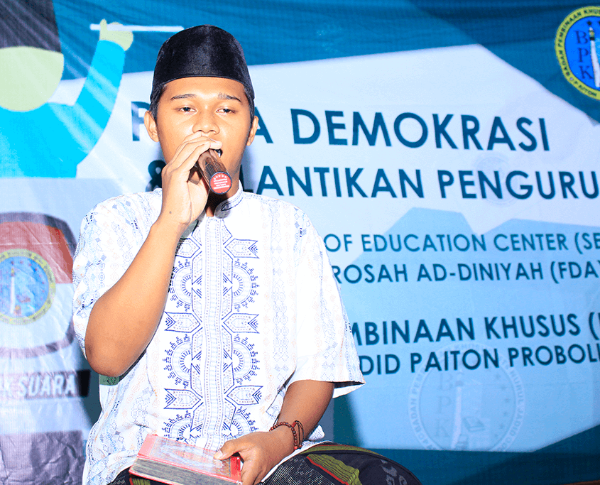 Pesta Demokrasi dan Pelantikan Pengurus BPK MTs Nurul Jadid