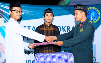 Pesta Demokrasi dan Pelantikan Pengurus BPK MTs Nurul Jadid