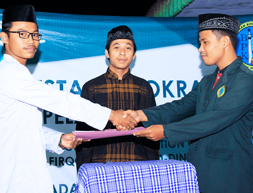 Pesta Demokrasi dan Pelantikan Pengurus BPK MTs Nurul Jadid