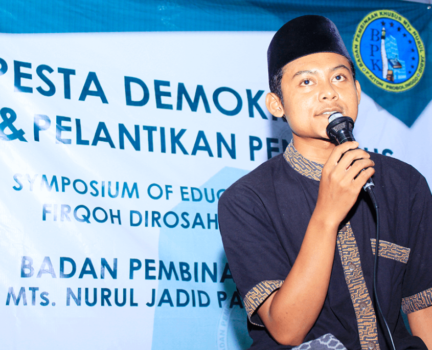 Pesta Demokrasi dan Pelantikan Pengurus BPK MTs Nurul Jadid