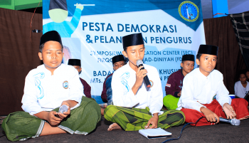 Pesta Demokrasi dan Pelantikan Pengurus BPK MTs Nurul Jadid