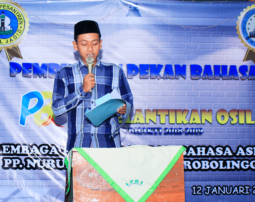 Pembukaan Pekan Bahasa LPBA Putra dan Pelantikan OSIL