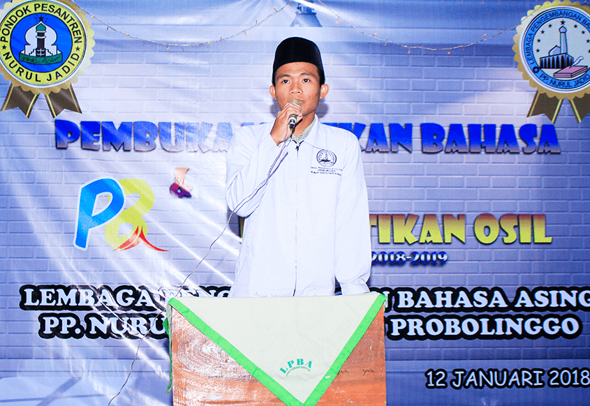 Pembukaan Pekan Bahasa LPBA Putra dan Pelantikan OSIL