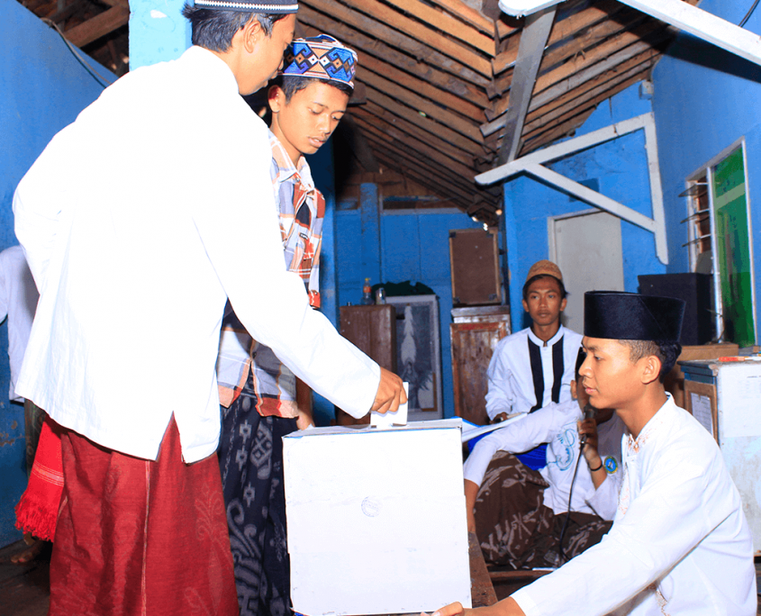 Pemilihan Ketua dan Wakil Al Muradi Madrasah Diniyah Nurul Jadid