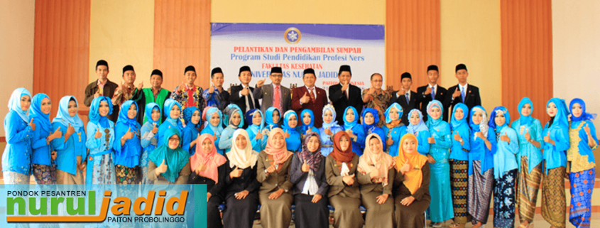 30 Mahasiswa Lulusan NERS UNUJA Dilantik dan Bersumpah di Aula MA Nurul Jadid