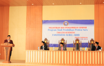 Pelantikan dan Pengambilan Sumpah Ners Universitas Nurul Jadid Fakultas Kesehatan