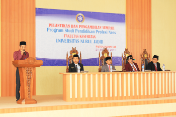 Pelantikan dan Pengambilan Sumpah Ners Universitas Nurul Jadid Fakultas Kesehatan