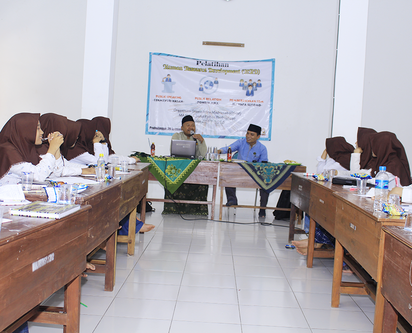 Pelatihan HRD OSIM MA Nurul Jadid
