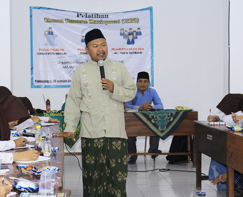Pelatihan HRD OSIM MA Nurul Jadid