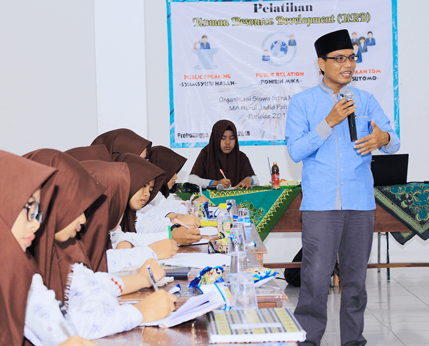 Pelatihan HRD OSIM MA Nurul Jadid