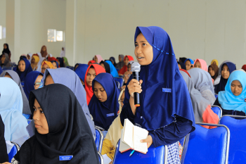 Seminar Memperingati HUT NU ke 92 oleh IPPNU NJ