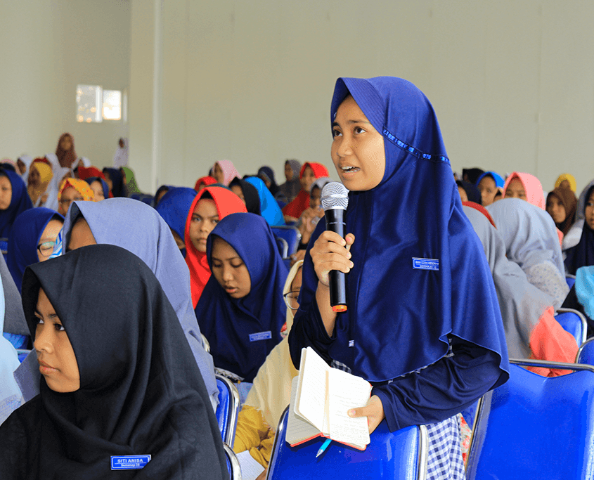 Seminar Memperingati HUT NU ke 92 oleh IPPNU NJ