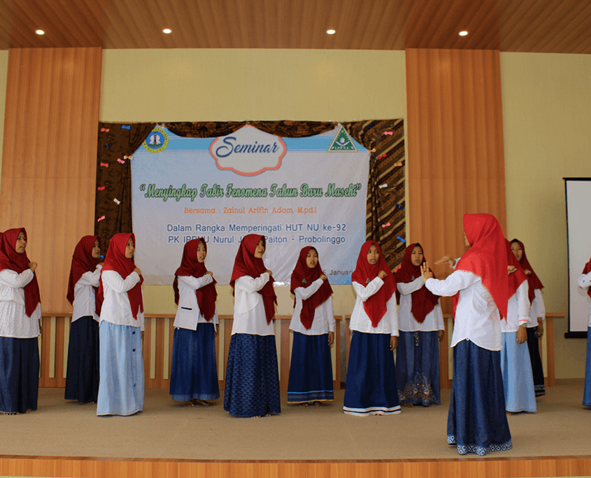 Seminar Memperingati HUT NU ke 92 oleh IPPNU NJ